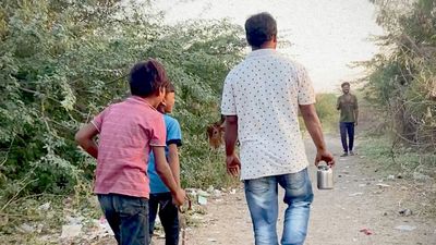 A km away from BJP office, Gujarat neighbourhood punctures govt’s open defecation free claims