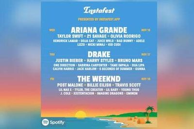 Instafest app creates festival line-up based on Spotify listening habits