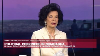 Human rights defender Bianca Jagger asks Pope Francis to 'condemn' regime in Nicaragua