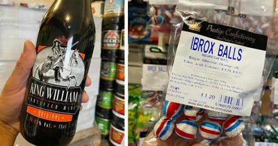 'King Billy' wine hits the shelves at Ayrshire shop in cheeky 'Ibrox Balls' promo