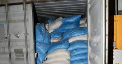 Four men arrested after £140m of cocaine found in shipping container