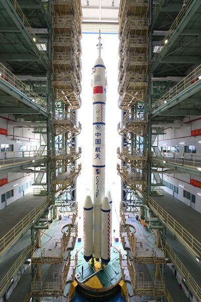 China launches three astronauts to Tiangong space station