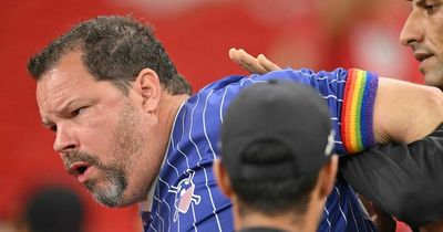 Fan ejected from stadium ahead of USA vs Iran for proudly showing off rainbow armband