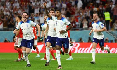 Marcus Rashford double puts England top of group and sends Wales home