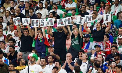 Iran supporters continue World Cup protests on tense evening in Qatar