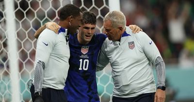 Christian Pulisic sent to hospital after suffering injury scoring USA goal in Iran win