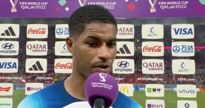 Marcus Rashford reveals Gareth Southgate's half-time team talk during Wales vs England