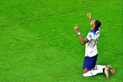 Marcus Rashford reveals tragic meaning behind England goal celebration vs Wales