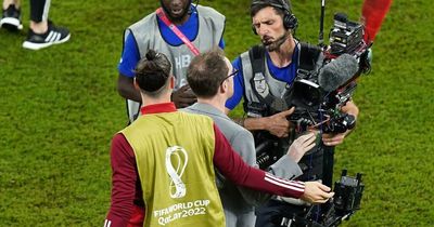 Furious Gareth Bale pushed TV camera out of his face after Wales lost to England