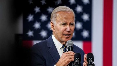 Biden Gives Celebration Speech After U.S. Beats Iran in World Cup
