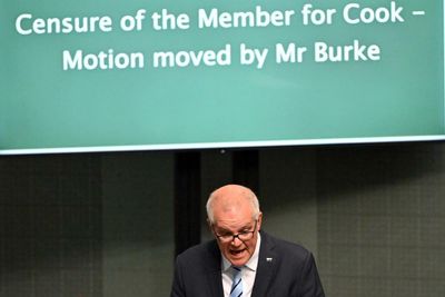 Scott Morrison becomes first former Australian prime minister to be censured by parliament