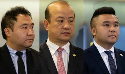 National the winner as donations trio sentenced