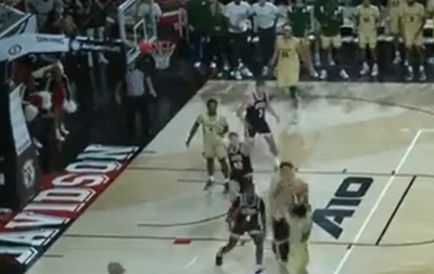 Charlotte missed a free throw, fumbled around, and still drained a ridiculous buzzer-beater to shock Davidson