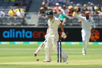 Warner out cheaply as Australia 72-1 at lunch against West Indies