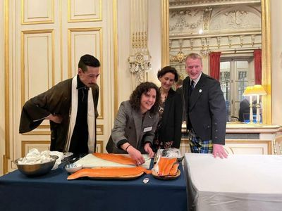 Scottish salmon at heart of Parisian St Andrew's Day celebrations