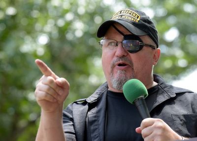 Wife of Oath Keepers founder leads delighted reactions as he’s found guilty