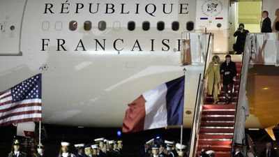 Macron visits US in hope of mending ties after submarine deal debacle