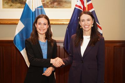 Jacinda Ardern and Sanna Marin shoot down awkward question about their age and gender
