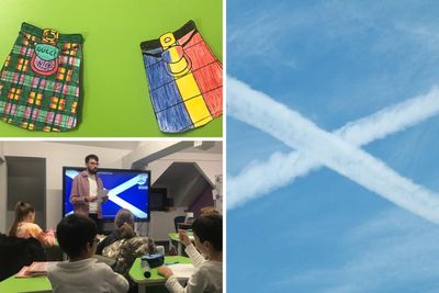 Scottish teacher shares traditions with Romanian students on St Andrew's day