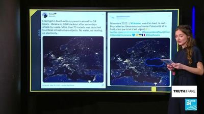 No, Ukraine does not really look like this from space