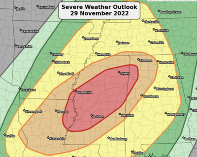 Tornado threat continues as southern towns assess damage