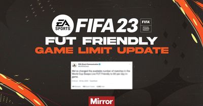 FIFA 23 FUT Friendly game limit increased but change gets mixed community reaction