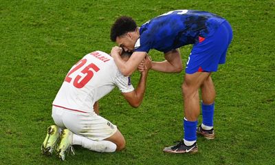 USA’s Antonee Robinson wins praise for comforting Iran players at World Cup