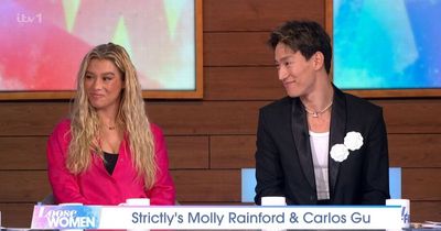 Strictly Come Dancing's Carlos Gu gives Molly Rainford a 'dating ban'