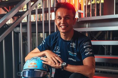 Albon F1 helmet auction raises £84k for Thai orphanage