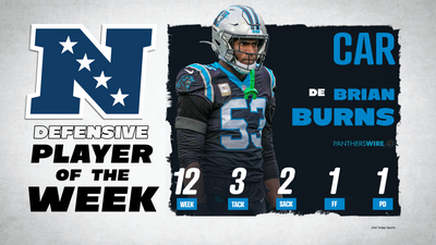 Panthers DE Brian Burns named NFC Defensive Player of the Week