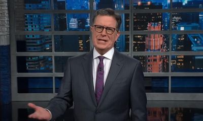Colbert on Trump’s dinner with a racist: ‘His most upsetting meal since every other meal’