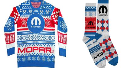 Mopar Ugly Holiday Sweater Gets Matching Socks For 2022 Season
