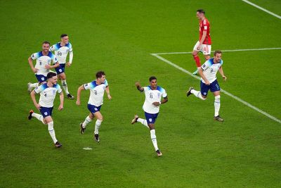 England’s players celebrate big win over Wales – Wednesday’s sporting social