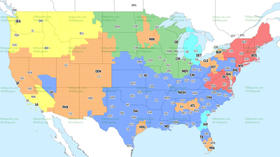 If you’re in the red, you’ll get Giants vs. Commanders on TV