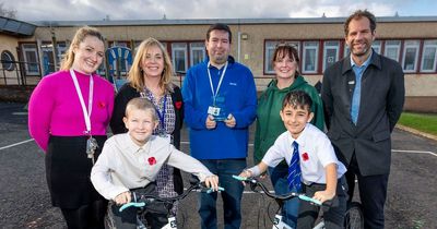 Paisley primary school riding high after clinching top cycling award