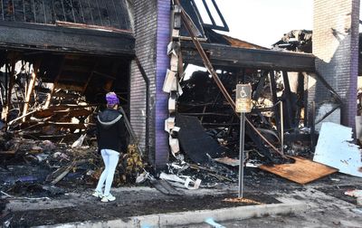 SUV crashes into Florida fireworks store, sparking huge fire