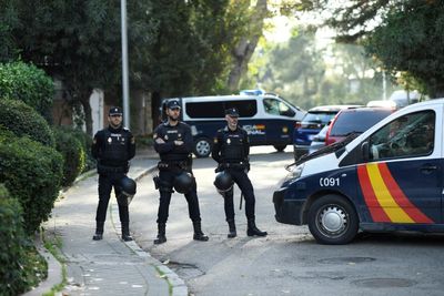 Ukraine embassy guard in Madrid 'lightly' injured by letter bomb