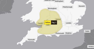 UK weather forecast: Travel chaos threat today as fog warning issued by Met Office