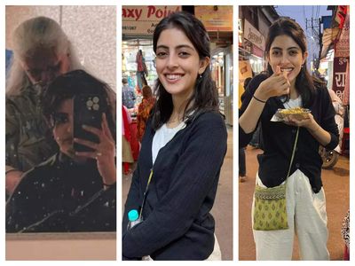 Navya Naveli Nanda gorges on street food, gets a haircut as she roams the streets of Bhopal - See photos