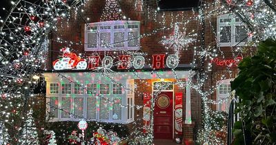 Neighbour rivalry sparked street's Christmas 'winter wonderland'