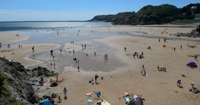 The forgotten gorgeous mansion which used to exist on the car park for this popular Gower beach