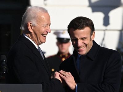 Biden Macron news - live: Biden says he’s willing to speak with Putin but only after Nato consultation