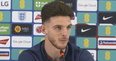 Declan Rice puts Man Utd and Chelsea on red alert with "one career" transfer statement