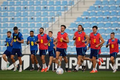 England squad train in full as Jordan Henderson shakes off injury scare ahead of Senegal test