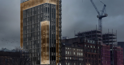 Glasgow high rise with rooftop glass-floor cocktail bar set to be built on the Clyde