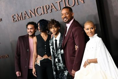 Will Smith makes his red carpet return alongside wife Jada Pinkett Smith and children after Oscars slap