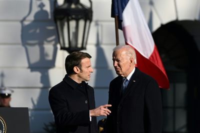 Biden, Macron pledge 'unwavering' alliance, but trade dispute looms