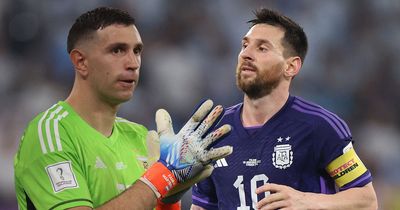 Emiliano Martinez shows his class with Lionel Messi present for club team-mate