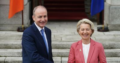 Ireland 'knows what it means to struggle for right to exist’, says EU's Ursula von der Leyen