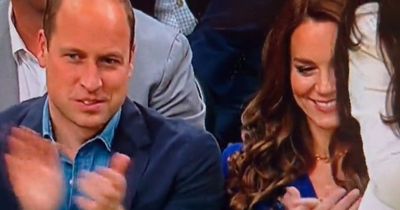 Prince William caught on camera at NBA game heaping praise on Boston Celtics star